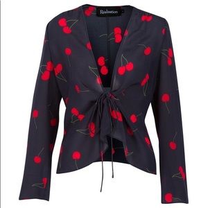 Realisation Par Cherry Print Top